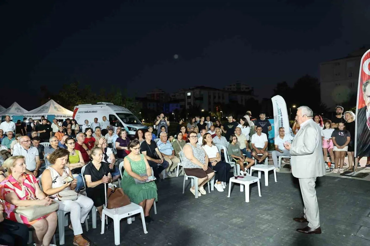 NİLÜFER BELEDİYE BAŞKANI ŞADİ ÖZDEMİR, "ŞADİ BAŞKAN’LA AKŞAM ÇAYI" BULUŞMALARI KAPSAMINDA...