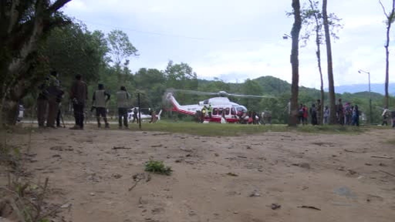 Nepal'de 26 Ağustos'ta Bhotekoshi Nehri'ndeki taşkın nedeniyle meydana gelen sel felaketinde can...