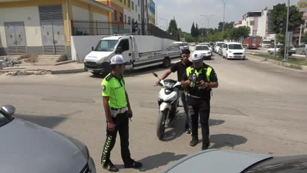 Kurallara uymayan motosiklet sürücülerine 1 milyon 266 bin TL ceza