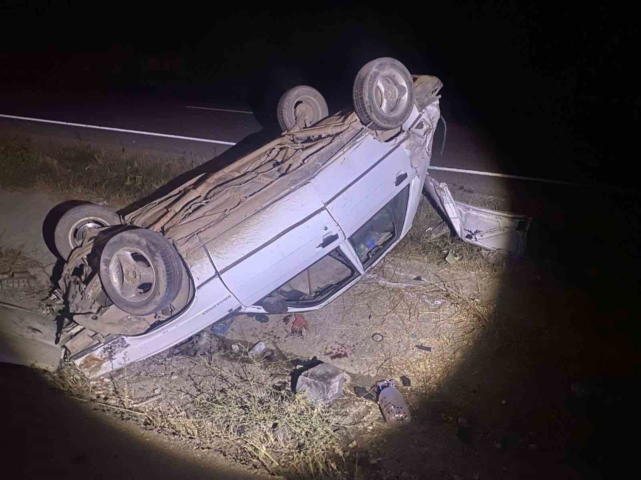 BİLECİK’TE ALKOLLÜ SÜRÜCÜ TAKLA ATTI: 1 YARALI