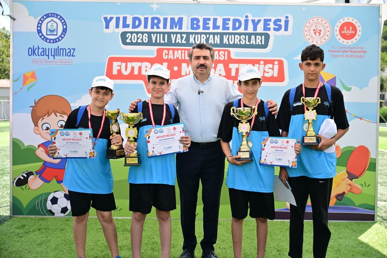 YILDIRIM BELEDİYESİ’NİN KATKILARIYLA DÜZENLENEN 'YAZ KUR’AN KURSLARI CAMİLER ARASI FUTBOL VE MASA...