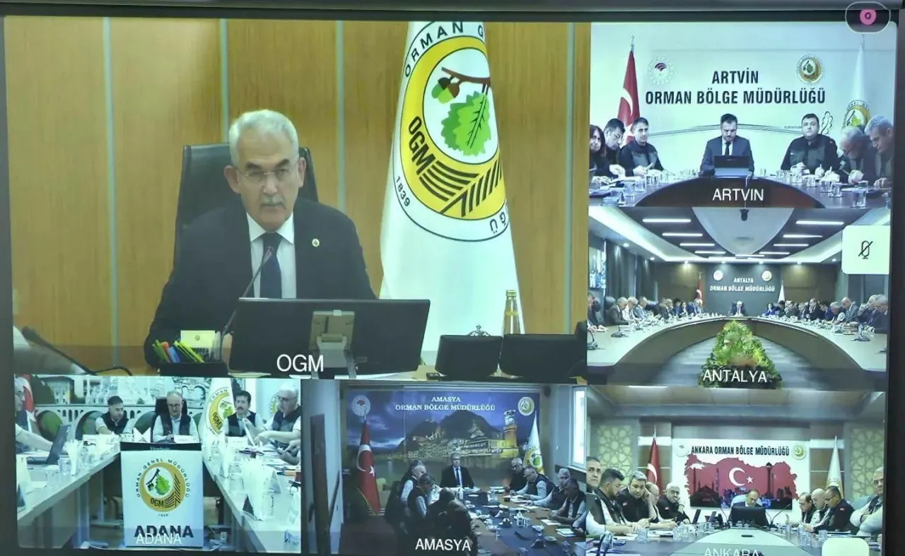 ORMAN GENEL MÜDÜRLÜĞÜ TARAFINDAN EKİM AYI DEĞERLENDİRME TOPLANTISI, ORMAN GENEL MÜDÜRÜ BEKİR...