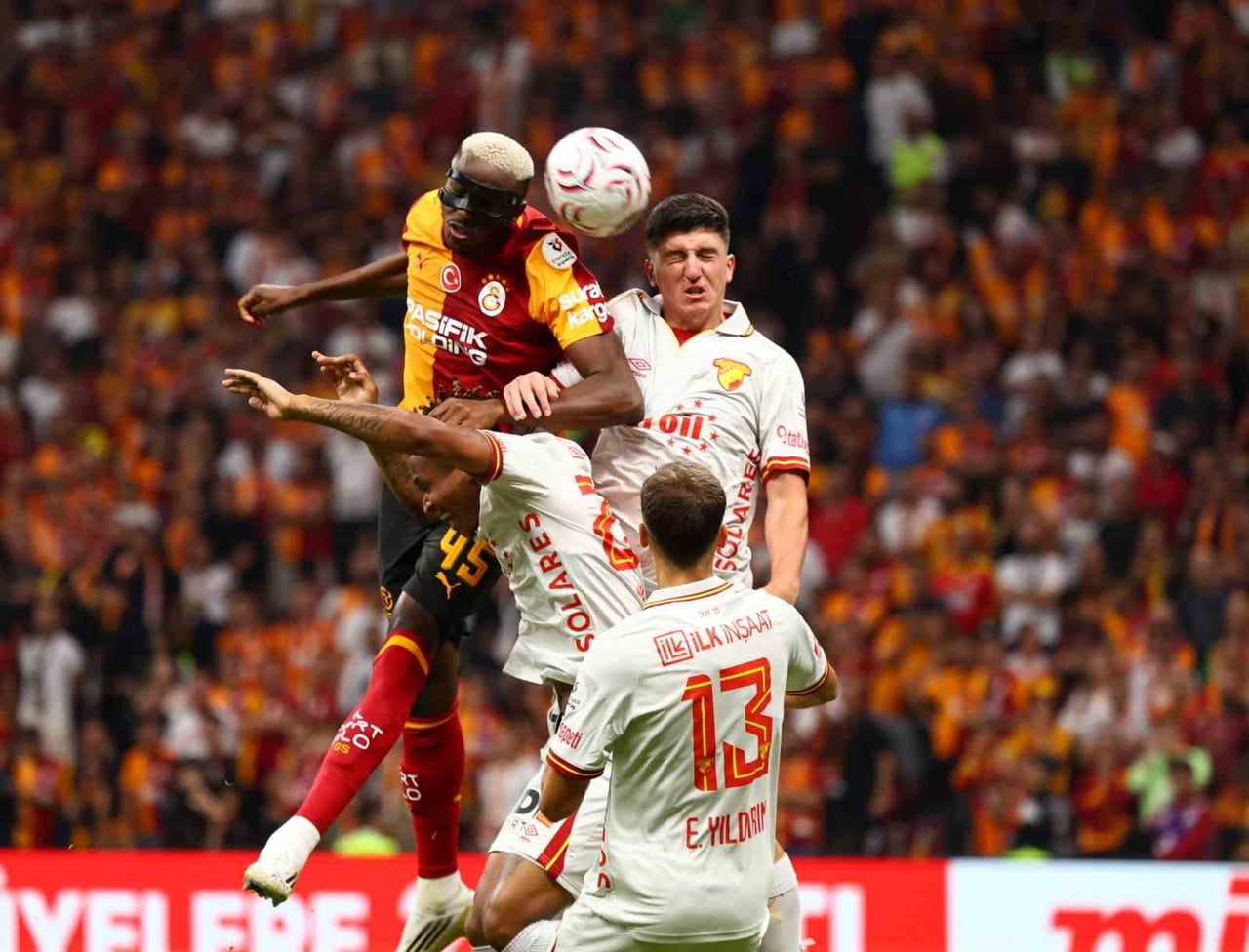TRENDYOL SÜPER LİG'İN 3. HAFTASINDA GALATASARAY, SAHASINDA GÖZTEPE İLE KARŞILAŞIYOR. MÜCADELENİN...