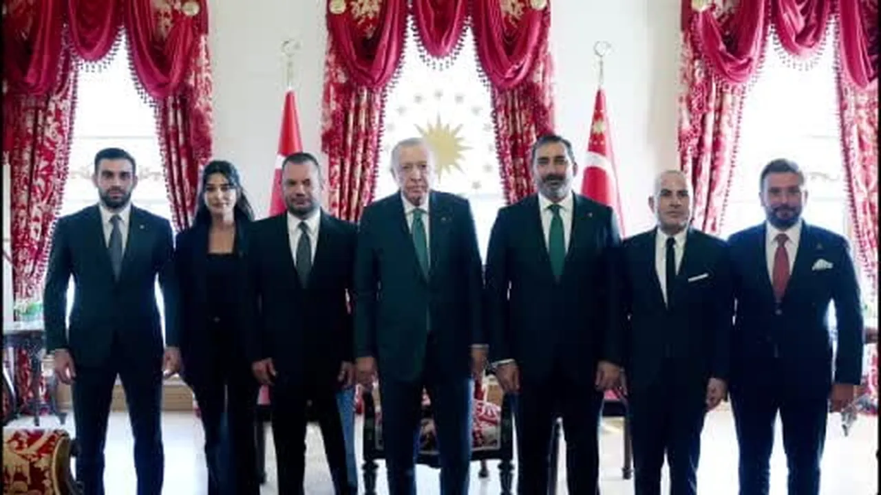 Cumhurbaşkanı Erdoğan, 4 spor kulübü başkanını kabul etti