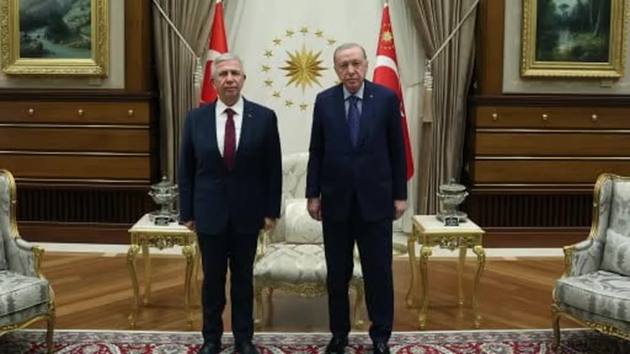 Cumhurbaşkanı Erdoğan, Mansur Yavaş’ı kabul etti