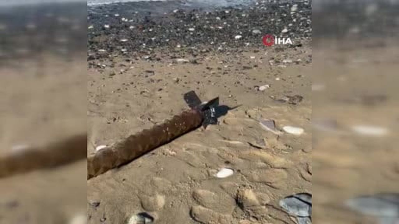 Yeniköy Sahil’de askeri mühimmat bulundu