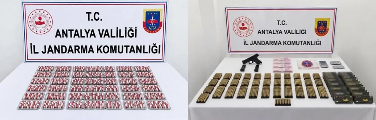 ANTALYA'NIN KEPEZ VE DÖŞEMEALTI İLÇELERİNDE DÜZENLENEN UYUŞTURUCU OPERASYONUNDA 2 ŞÜPHELİYE...