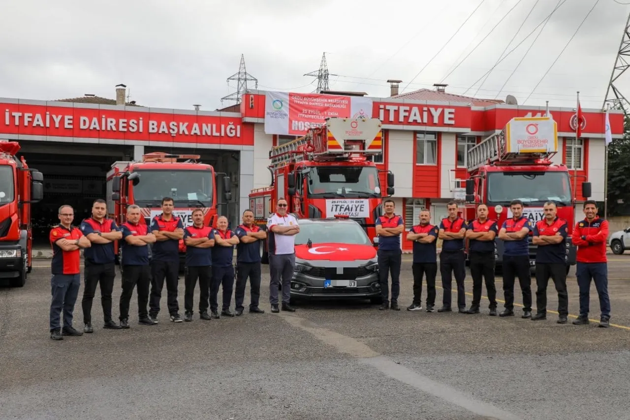 ALTINORDU İLÇESİNDEKİ İTFAİYE İSTASYONU VE EKİPLER