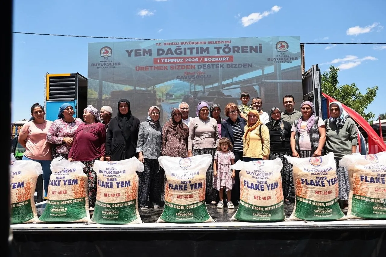 DENİZLİ BÜYÜKŞEHİR BELEDİYESİ, BAŞLATTIĞI YEM DESTEĞİ PROJESİ İLE TOPLAM 19 İLÇEDE 6 BİN 282...