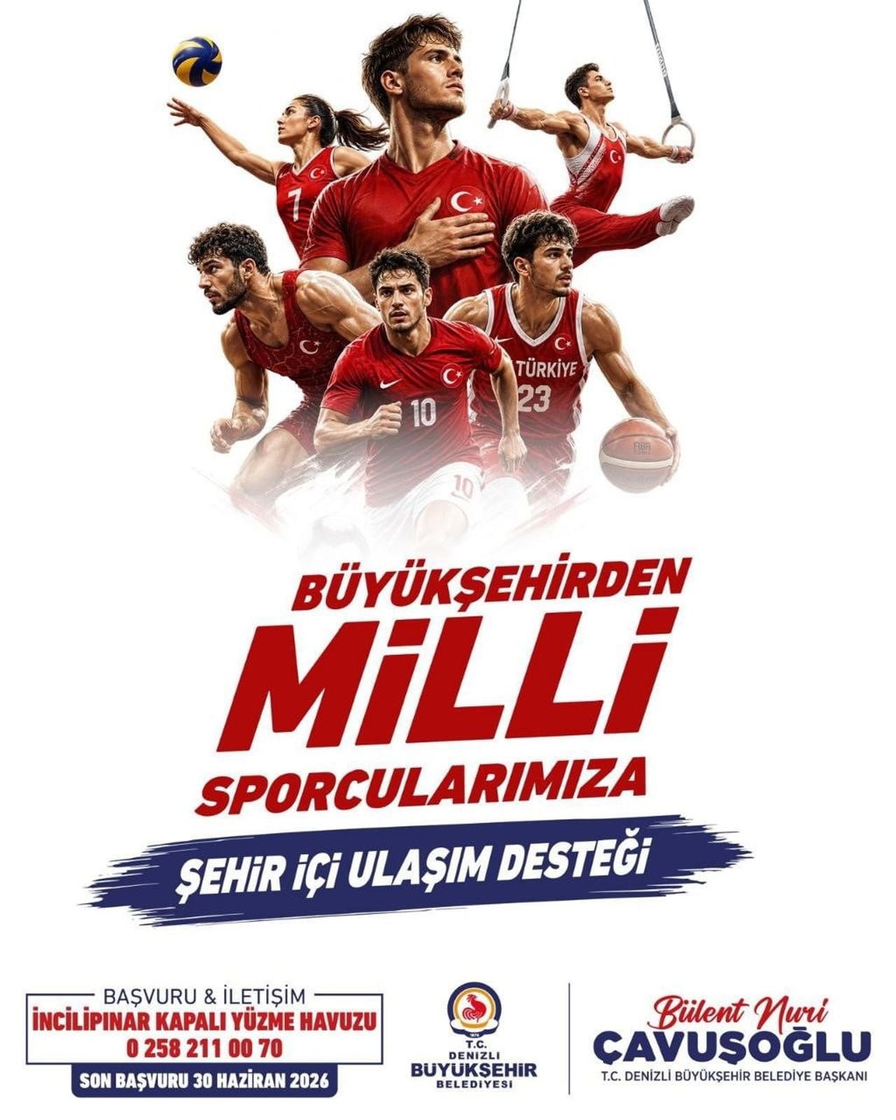 DENİZLİ BÜYÜKŞEHİR BELEDİYESİ, KENTİ ULUSAL VE ULUSLARARASI ARENADA BAŞARIYLA TEMSİL EDEN MİLLİ...
