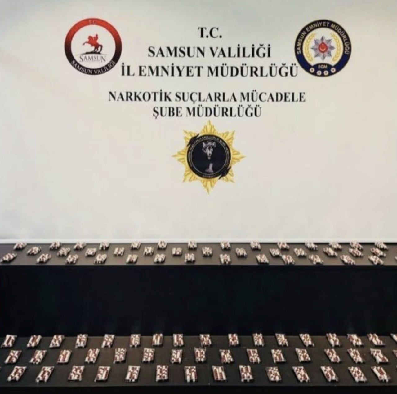 SAMSUN’DA POLİS EKİPLERİNİN İLKADIM, ATAKUM VE CANİK İLÇELERİNDE DÜZENLEDİĞİ UYUŞTURUCU...