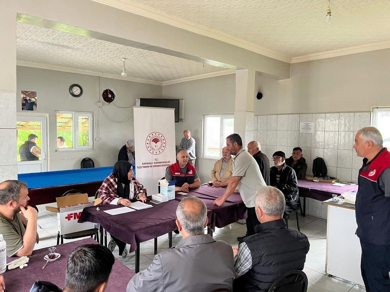 DÜZCE’NİN KAYNAŞLI İLÇESİ’NDE İLÇE TARIM VE ORMAN MÜDÜRLÜĞÜ YETKİLİLERİ TARAFIRDAN ÜRETİCİLERE...