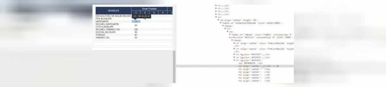 E-Okul karne notu değiştirme