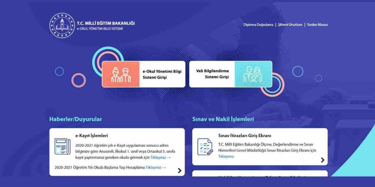 E-Okul Neden Açılmıyor