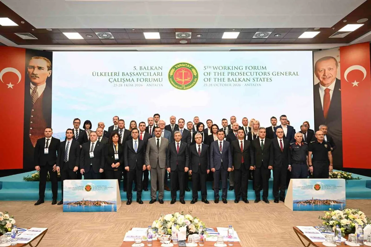 5. BALKAN ÜLKELERİ BAŞSAVCILARI FORUMU, 8 ÜLKENİN BAŞSAVCILARININ KATILIMIYLA ANTALYA'DA...
