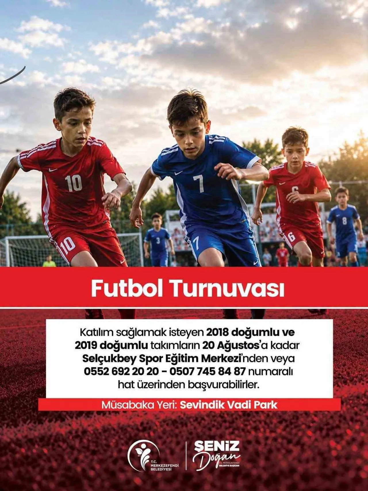 MERKEZEFENDİ BELEDİYESİ, 30 AĞUSTOS ZAFER BAYRAMI’NA ÖZEL GÜREŞ, VOLEYBOL, PİCKLEBALL, FUTBOL...