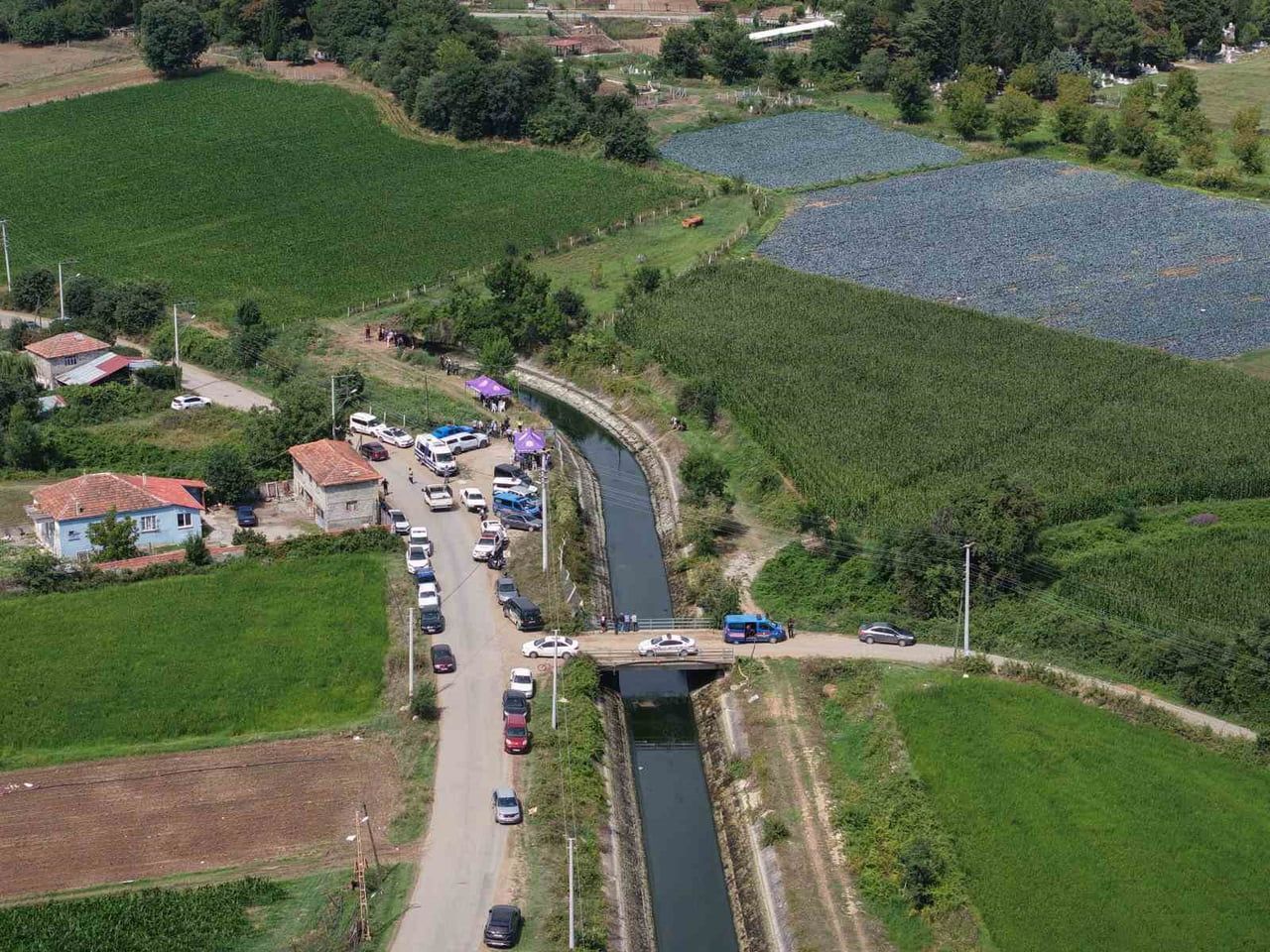 SAMSUN’UN BAFRA İLÇESİNDE OTOMOBİLİN SULAMA KANALINA DÜŞMESİ SONUCU KAYBOLAN 22 YAŞINDAKİ EMRE CAN...