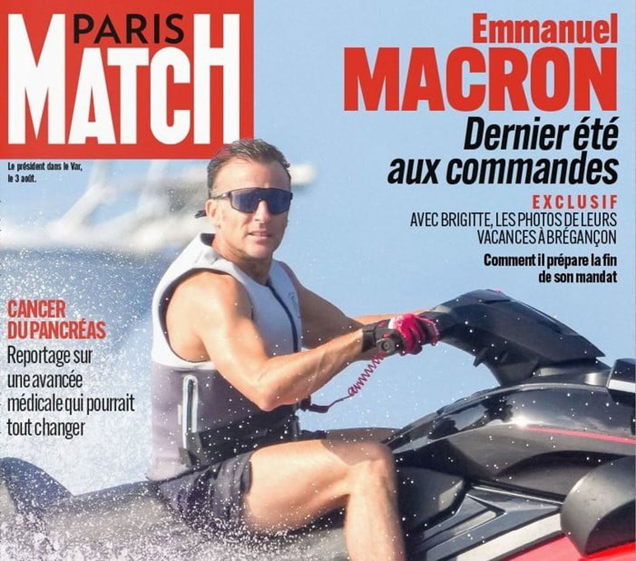 FRANSA CUMHURBAŞKANI EMMANUEL MACRON, ÜLKEDE ORMAN YANGINLARI DEVAM EDERKEN YAYINLANAN JET SKİ...
