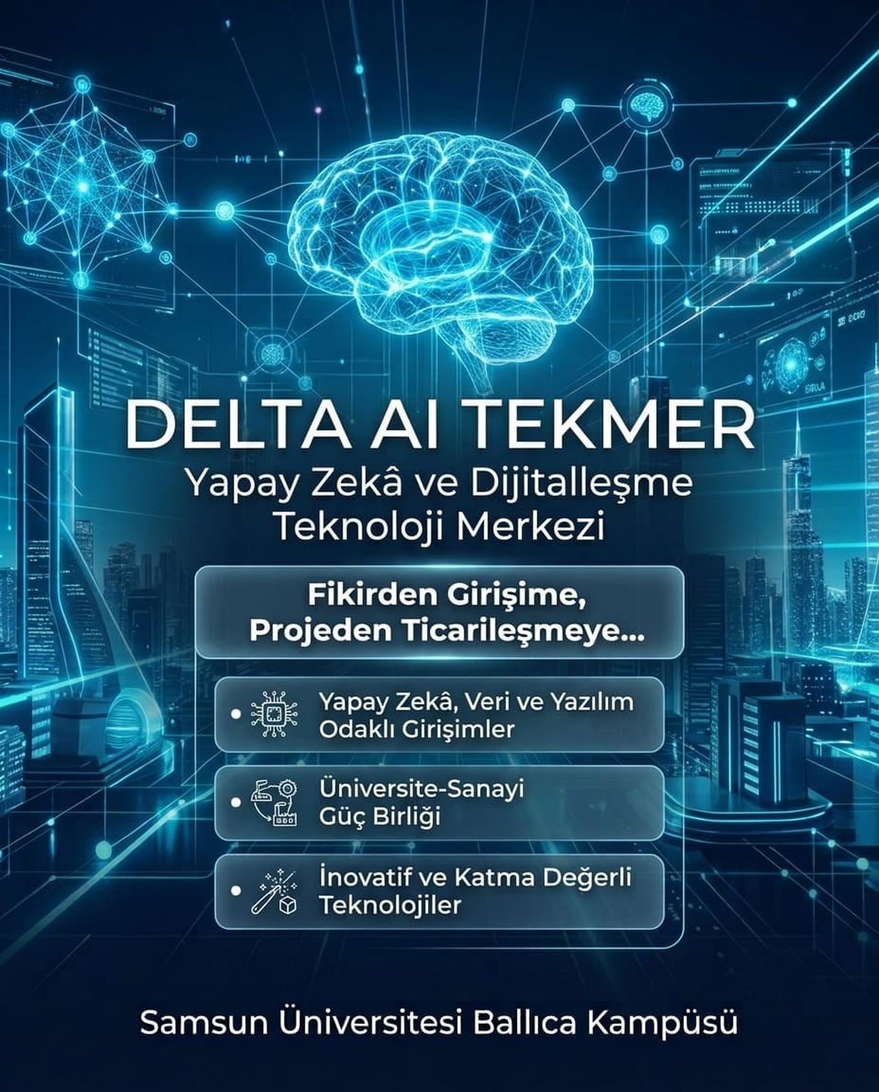 KOSGEB TEKNOLOJİ GELİŞTİRME MERKEZİ DESTEĞİ KAPSAMINDA YAPILANDIRILMASI PLANLANAN DELTA AI YAPAY...