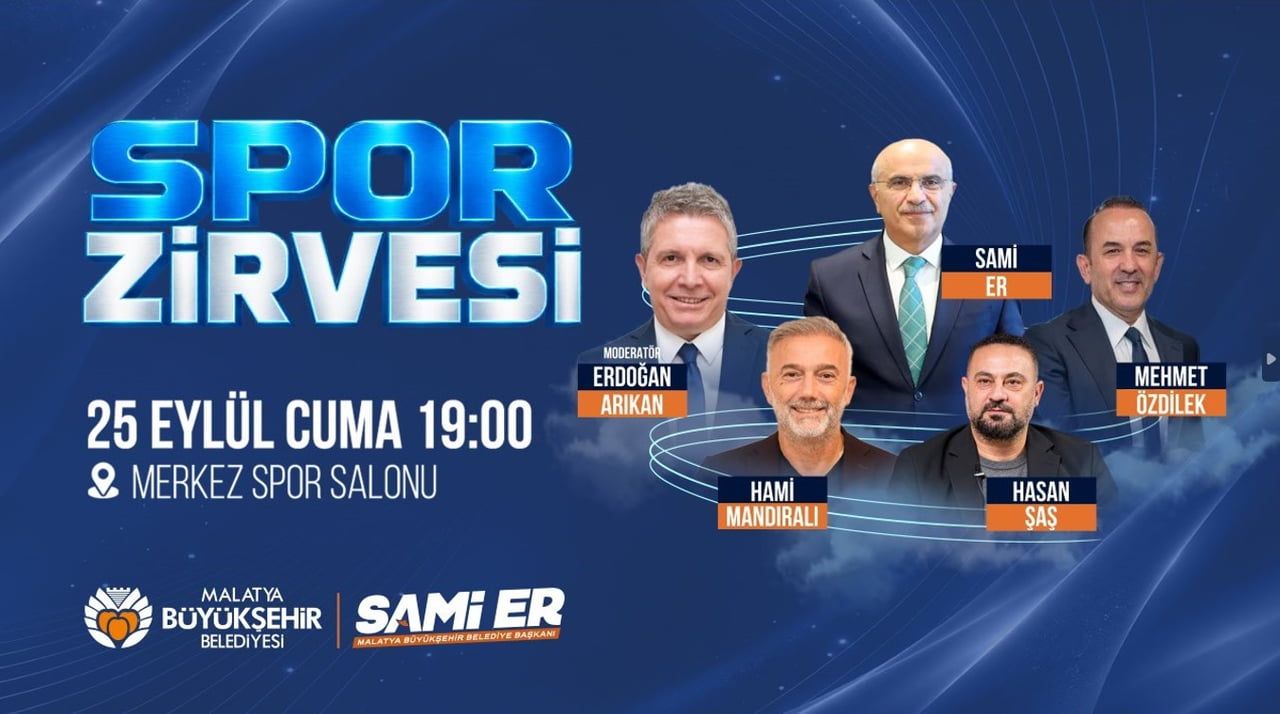 SPORUN ZİRVESİ MALATYA’DA GERÇEKLEŞTİRİLECEK