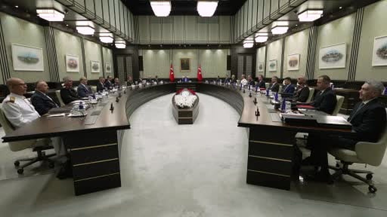 Milli Güvenlik Kurulu, Cumhurbaşkanı Erdoğan'ın başkanlığında toplandı