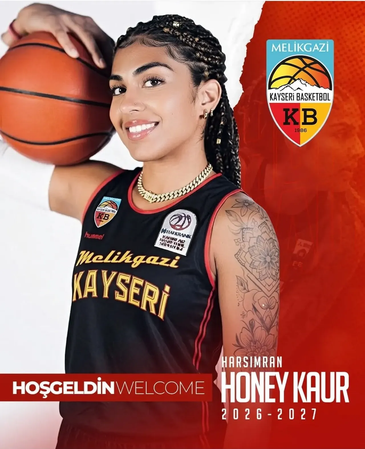 MELİKGAZİ KAYSERİ BASKETBOL YENİ SEZON ÖNCESİ İLK TRANSFERİNİ GERÇEKLEŞTİRDİ.