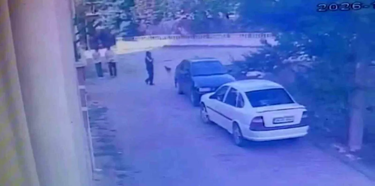 BOLU'DA PARK HALİNDEKİ OTOMOBİLİN KAPISINI AÇARAK İÇERİ GİREN VE ARAÇTA BULUNAN SAATİ ALAN ŞAHIS...