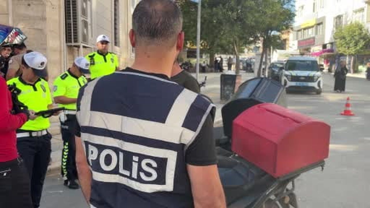 Elazığ’da motosiklet sürücülerine sıkı denetim