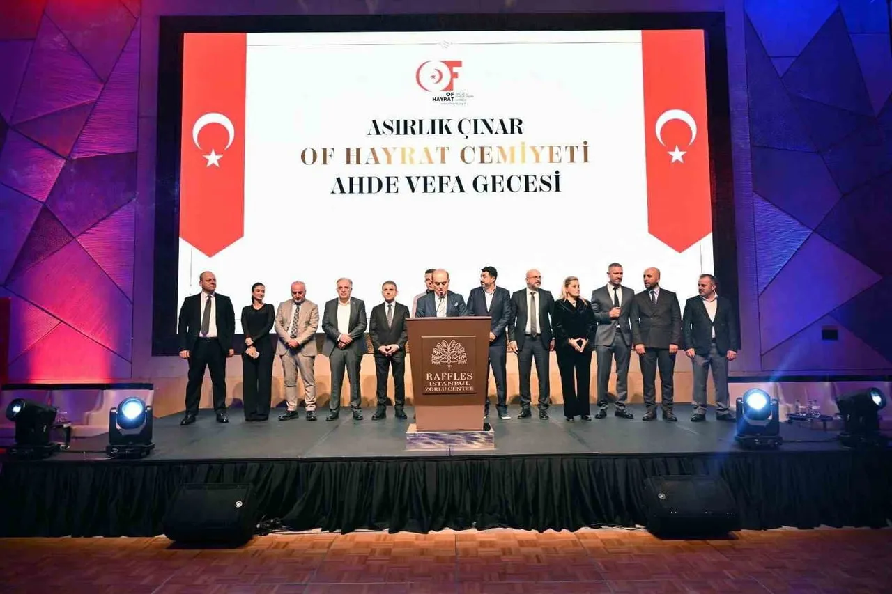OF HAYRAT CEMİYETİ BAŞKANI EMRULLAH TELLİOĞLU KONUŞMA YAPTI