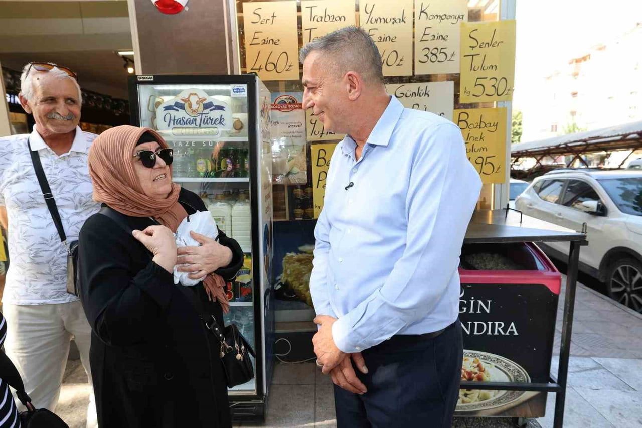 ŞEHZADELER BELEDİYE BAŞKANI HAKAN ŞİMŞEK, NİŞANCIPAŞA MAHALLESİ SEYFETTİNBEY CADDESİ’NDE ESNAFI...