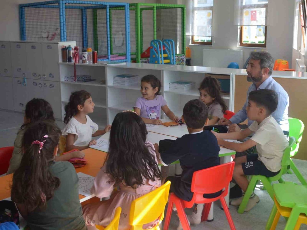 TAVŞANLI MÜFTÜSÜ CEYLAN'DAN 4-6 YAŞ KUR'AN KURSU'NA ZİYARET