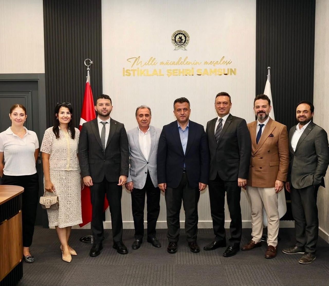 SAMSUN BÜYÜKŞEHİR BELEDİYE BAŞKANI HALİT DOĞAN ZİYARETİ.