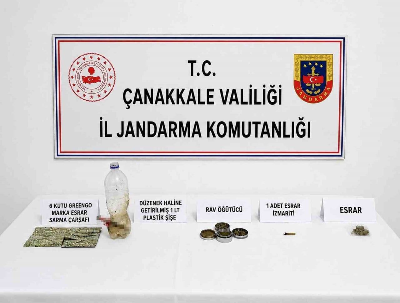 ÇANAKKALE İL JANDARMA KOMUTANLIĞINCA UYUŞTURUCU VE UYARICI MADDE İLE MÜCADELE ÇALIŞMALARI...
