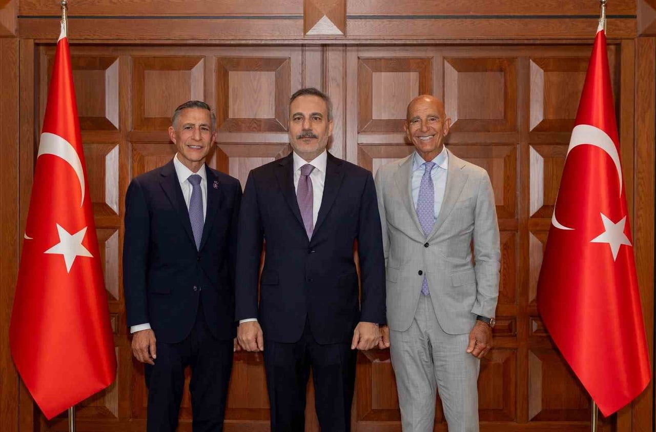 DIŞİŞLERİ BAKANI HAKAN FİDAN, ABD'NİN ANKARA BÜYÜKELÇİSİ, SURİYE VE IRAK ÖZEL TEMSİLCİSİ TOM...