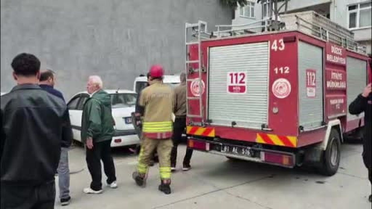 Yavru kedi itfaiye ekiplerini peşinden koşturdu