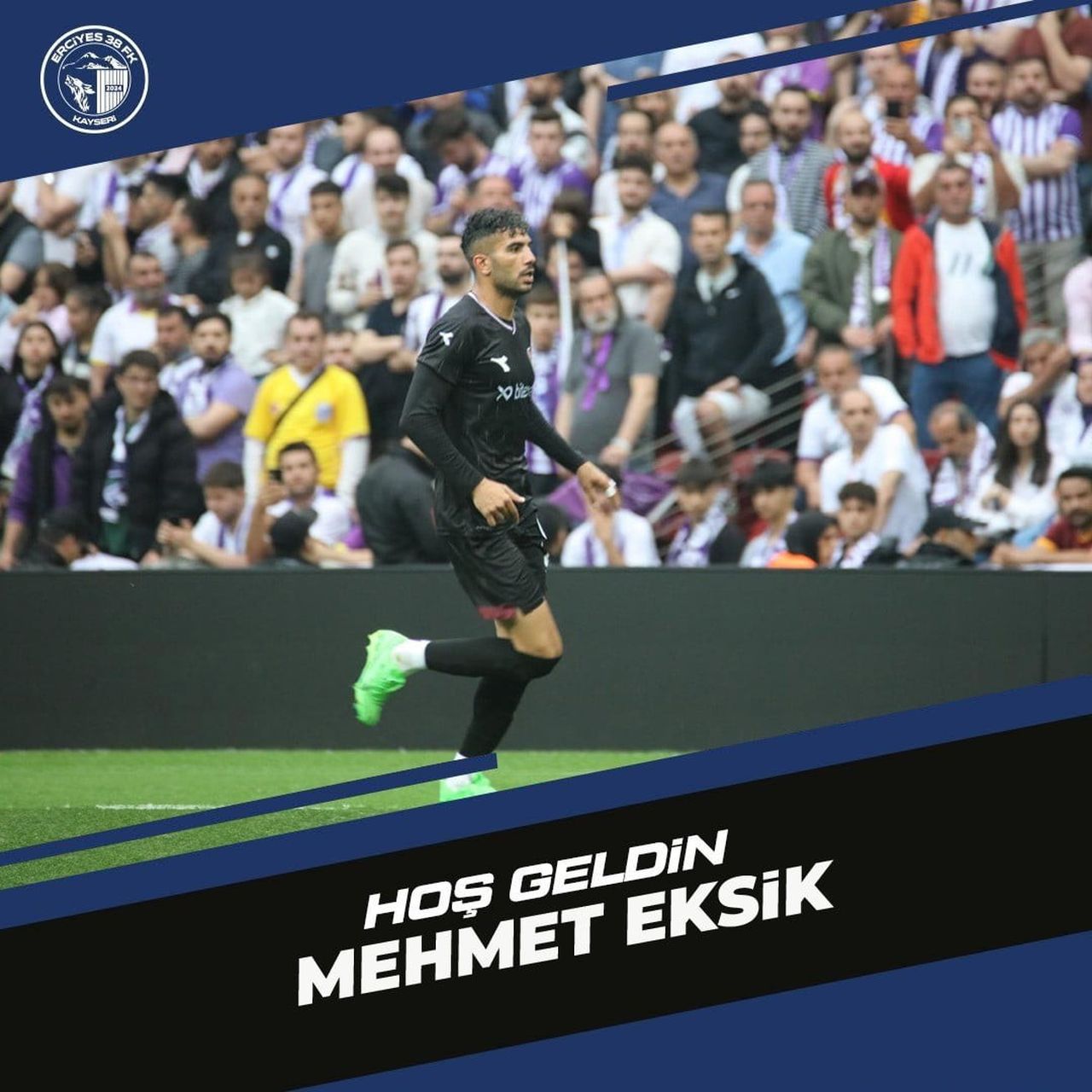 ERCİYES 38 FUTBOL SPOR KULÜBÜ DIŞ TRANSFER DE 52 ORDUSPOR FORMASI GİYEN MEHMET EKSİK’İ KADROSUNA...
