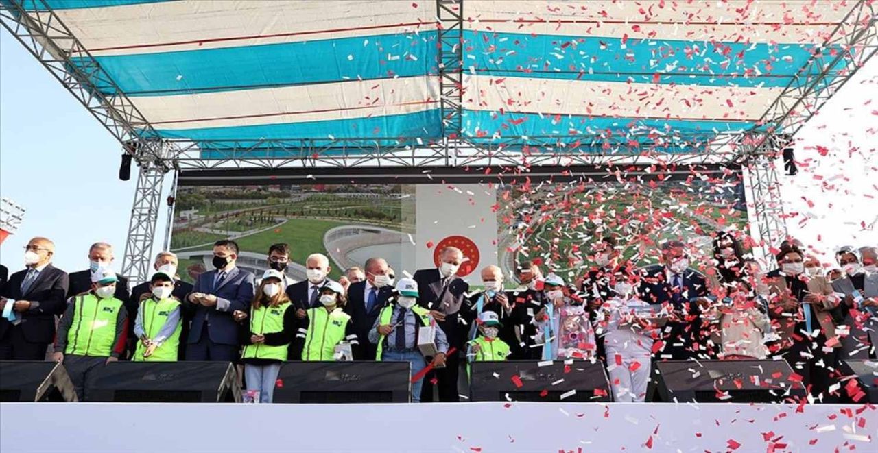 Erdoğan açıkladı. Miilet bahçesi açıldı