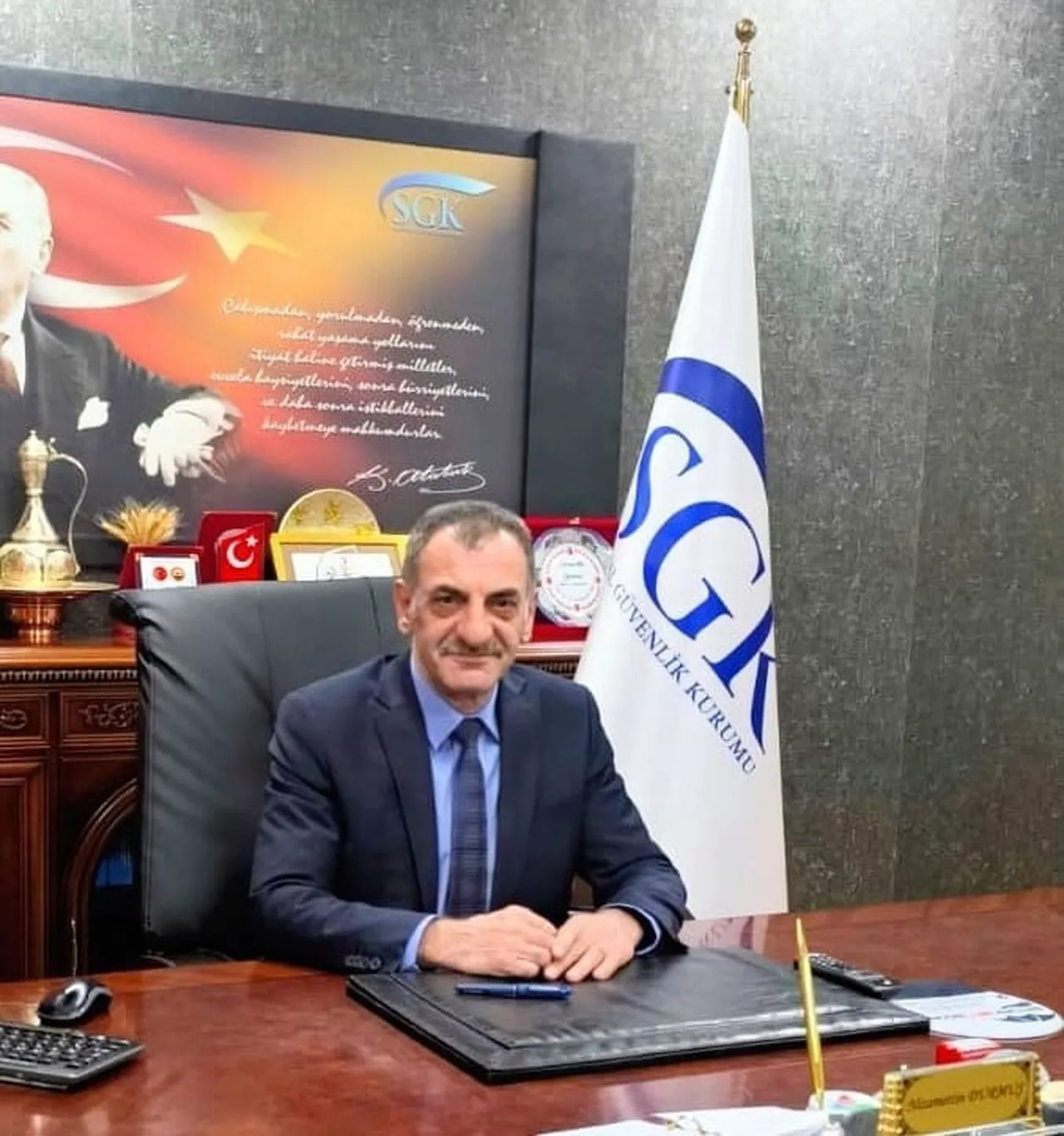ERZURUM SOSYAL GÜVENLİK İL MÜDÜRÜ NİZAMETTİN DURMUŞ