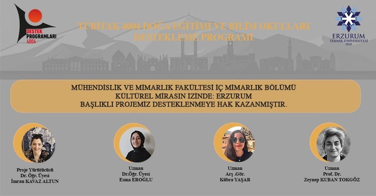ERZURUM TEKNİK ÜNİVERSİTESİ (ETÜ) MÜHENDİSLİK VE MİMARLIK FAKÜLTESİ İÇ MİMARLIK BÖLÜM BAŞKANI DR....