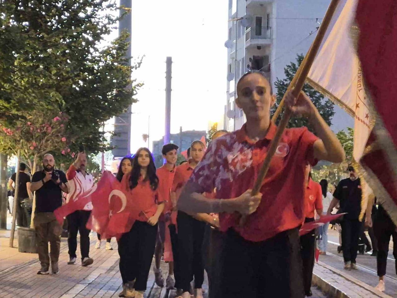 ESKİŞEHİR'DE 15 TEMMUZ DEMOKRASİ VE MİLLİ BİRLİK GÜNÜ ETKİNLİKLERİ KAPSAMINDA DÜZENLENEN SANCAK...