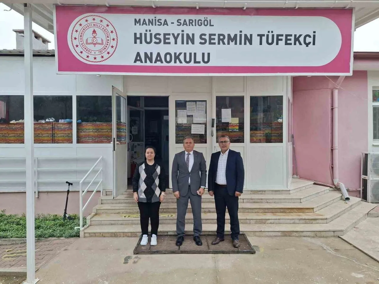 SARIGÖL İLÇE MİLLÎ EĞİTİM MÜDÜRÜ YILDIRAY DEMİRTAŞ, HÜSEYİN SERMİN TÜFEKÇİ ANAOKULUNU ZİYARET...