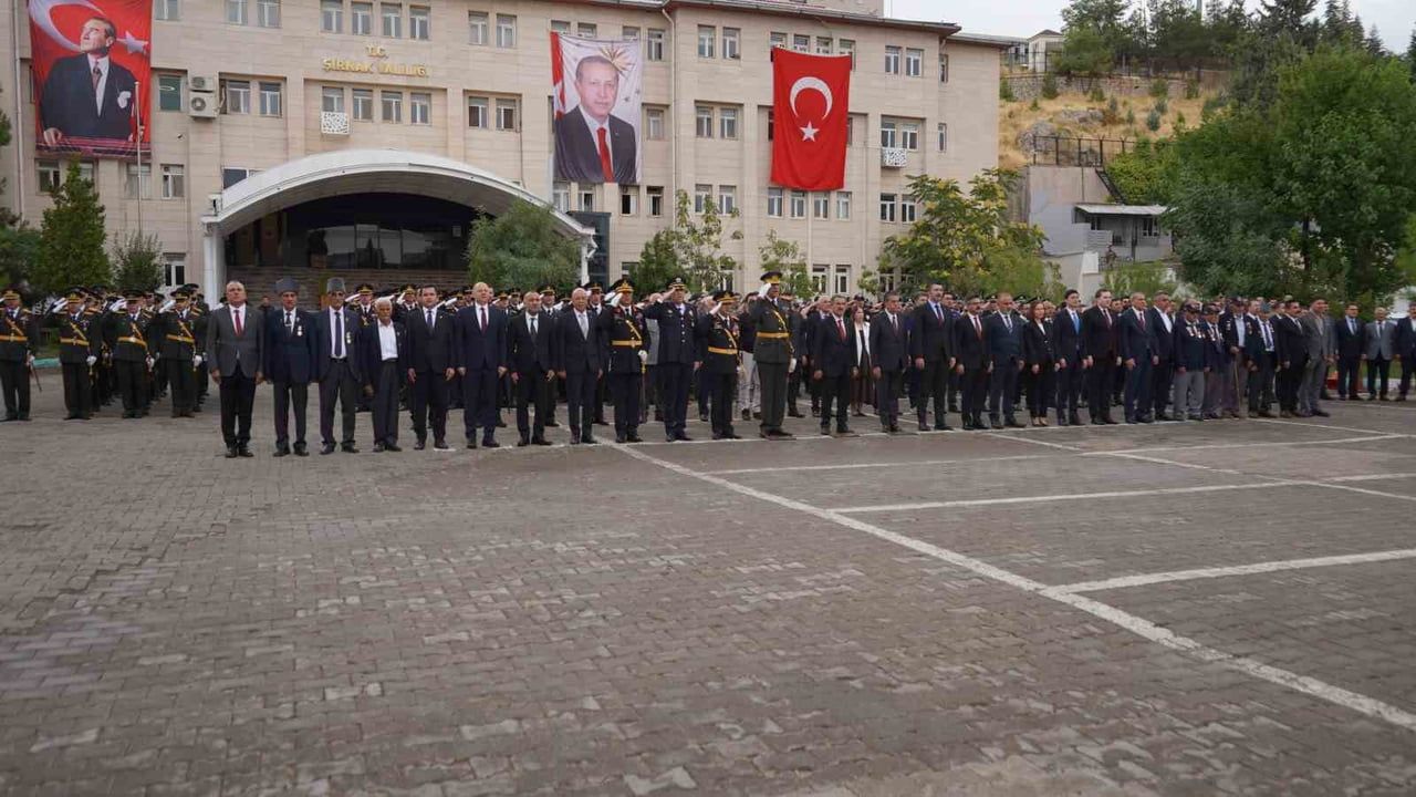 ŞIRNAK’TA 30 AĞUSTOS ZAFER BAYRAMI'NIN 104’ÜNCÜ YIL DÖNÜMÜ DOLAYISIYLA DÜZENLENEN KUTLAMA...