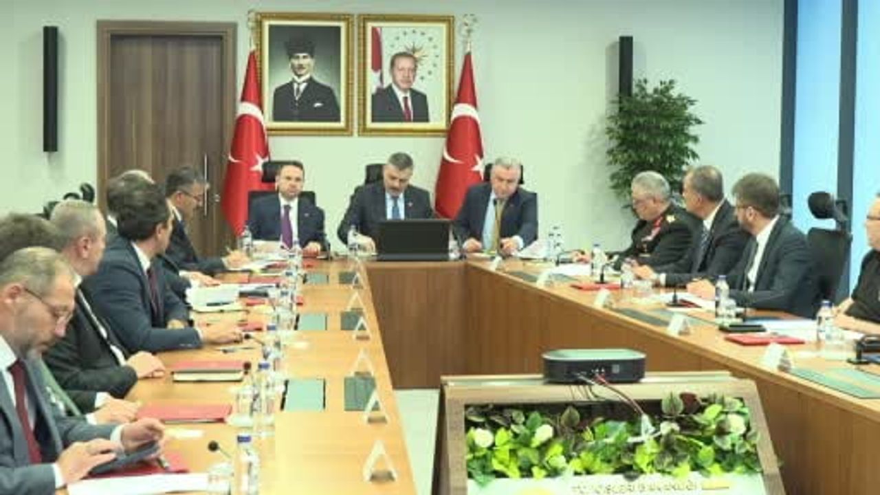 Bakan Çiftçi, Adalet Bakanı Tunç ve Spor Bakanı Bak ile ‘Spor Güvenliği Değerlendirme’...