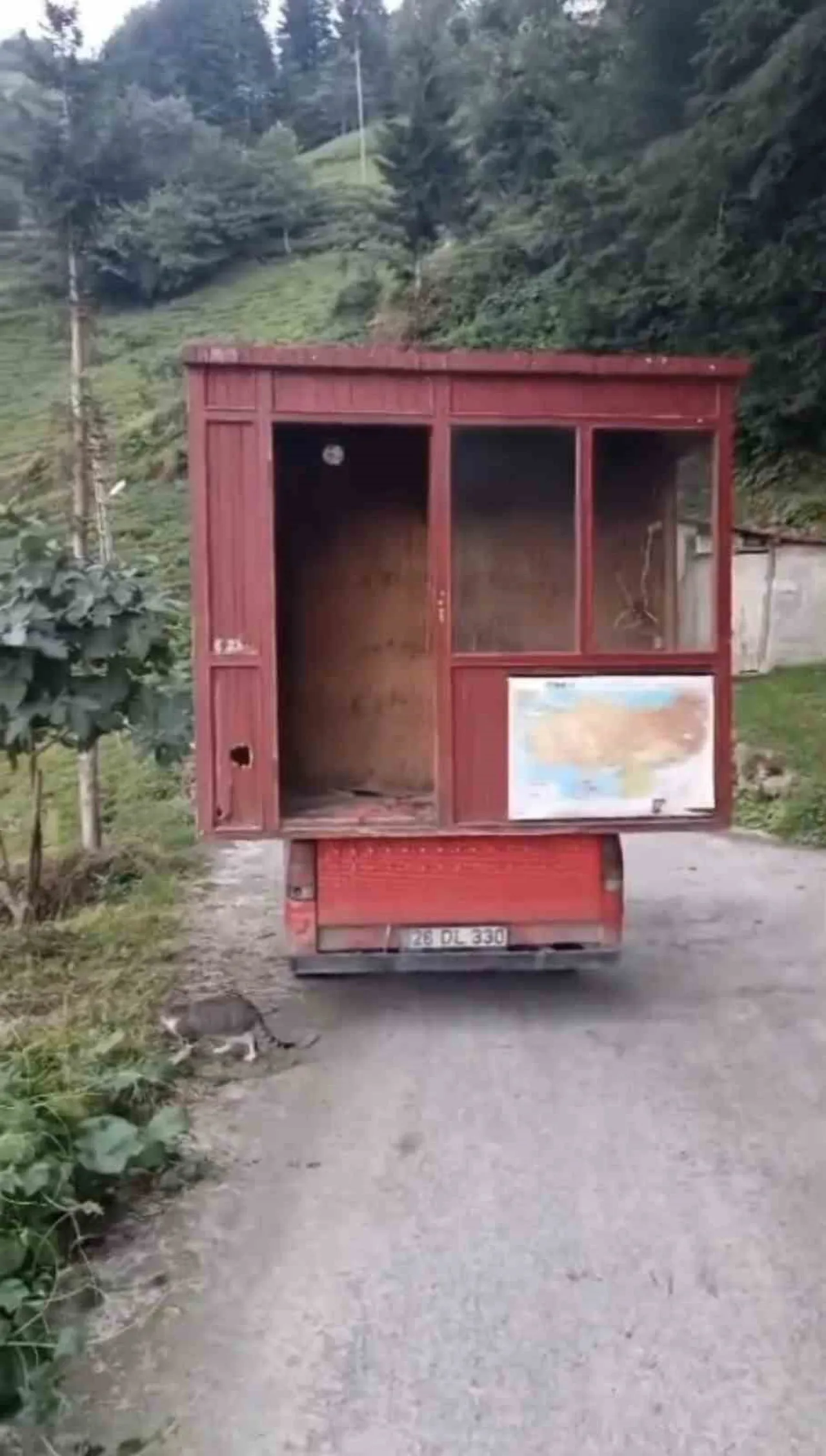 TRABZON’UN ARAKLI İLÇESİNE BAĞLI TÜRKELİ KÖYÜ’NDE SENDOĞAN YILDIRIM, ZORLU ARAZİ ŞARTLARINA RAĞMEN...