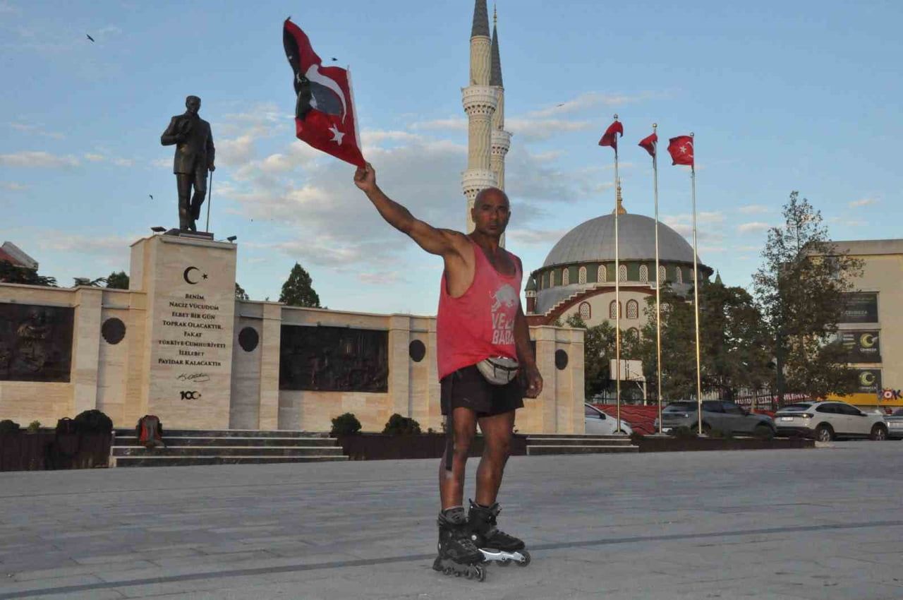 FRANKFURT KENTİNDEN 25 TEMMUZ 2026 TARİHİNDE YOLA ÇIKARAK 10 ÜLKE GEÇTİKTEN SONRA İPSALA GÜMRÜK...