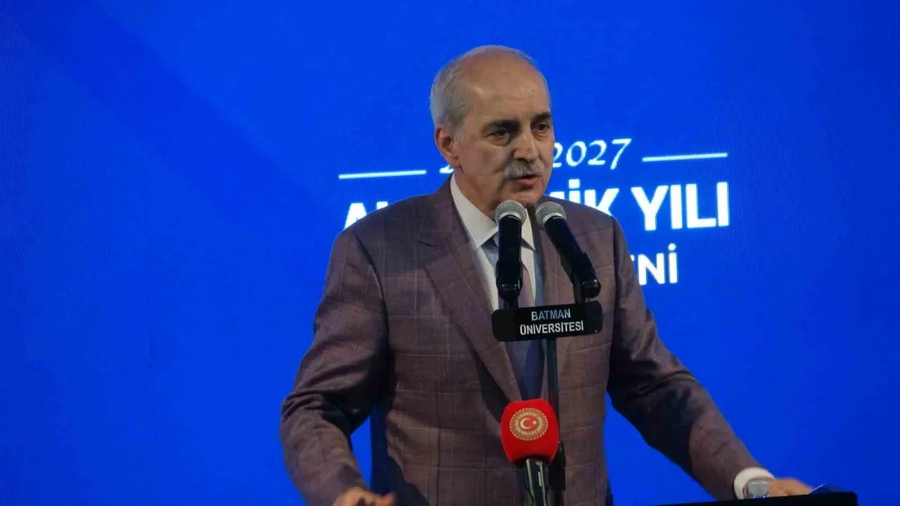 TBMM BAŞKANI NUMAN KURTULMUŞ PROGRAMDA KONUŞMA YAPTI