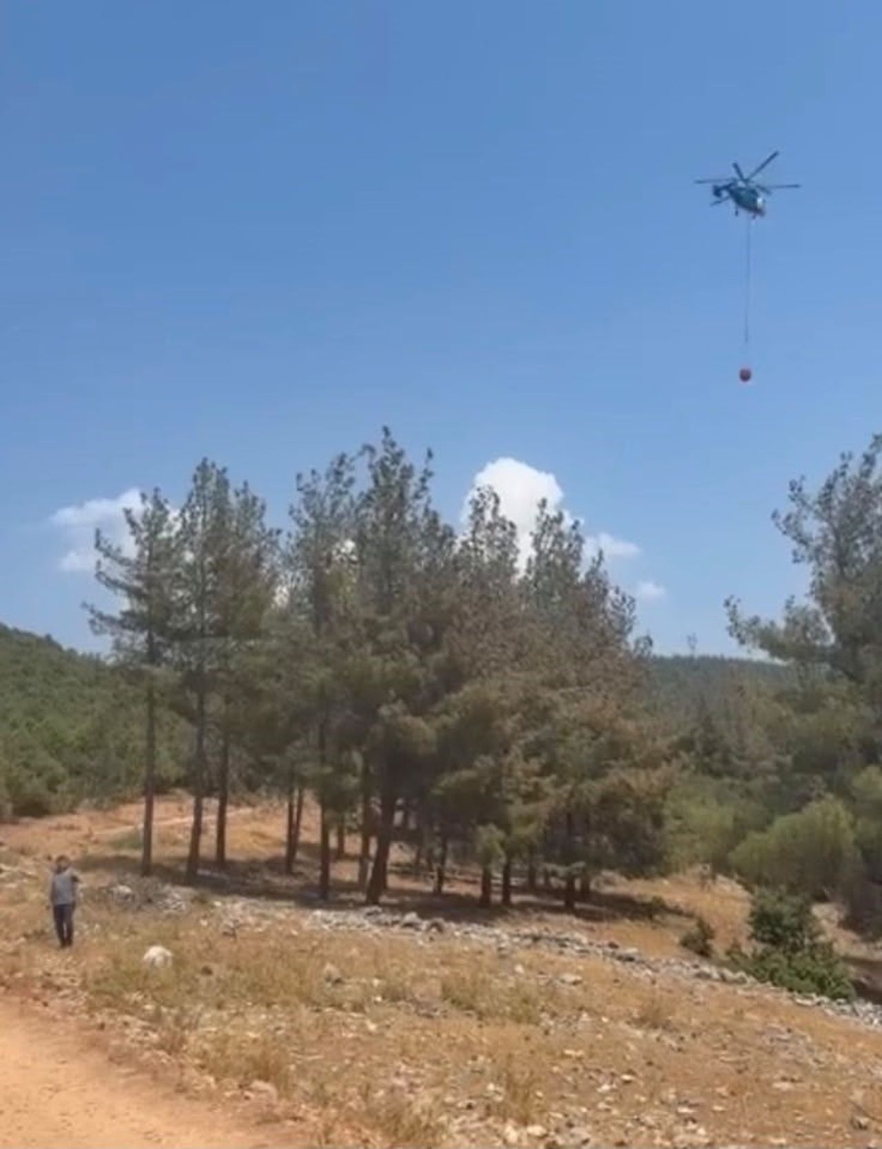 GAZİANTEP'TE ORMAN YANGINI: HAVADAN VE KARADAN MÜDAHALEYLE SÖNDÜRÜLDÜ