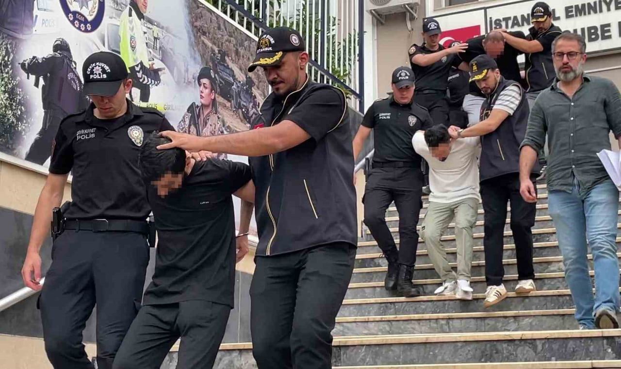 GÖZALTINA ALINAN 5 ŞÜPHELİ ADLİYEYE SEVK EDİLDİ