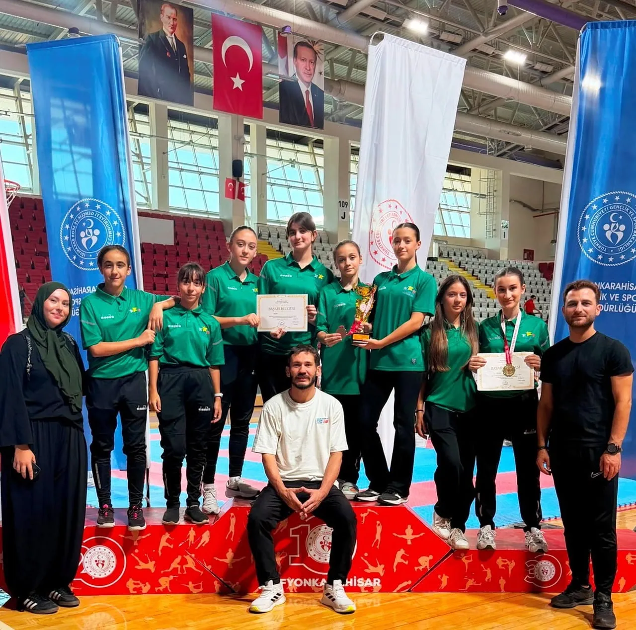 KOCAELİ İL KARMA KIZ TAKIMI, ANADOLU YILDIZLAR LİGİ KARATE TÜRKİYE ŞAMPİYONASI’NDA GENEL KLASMANDA...