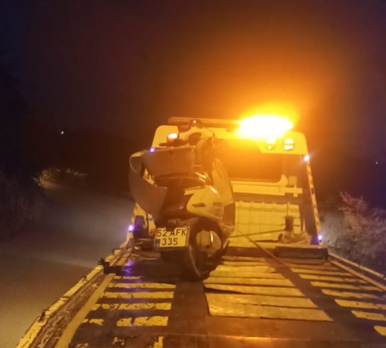 KAZA YAPAN MOTOSİKLET